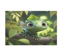 Puzzle Camaleón Puzzles para AdultosPuzzles de Madera de 1000 piezas Adultos Regalos Juego Estimulante (75×50cm)