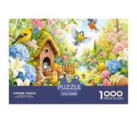 Puzzle Campo de Cuentos de Hadas de Primavera De 1000 Piezas Interesante Rompecabezas Adultos De 1000 Piezas Pintura Entretenimento 52x38cm/1000pcs