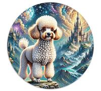 Puzzle Caniche 1000 Piezas para Adultos Y Niños Juego Difícil De Cochetón Rompecabezas Caniche Castillo Fantasía Decorativo Regalo para Hombre 1000pcs (67.5x67.5cm)