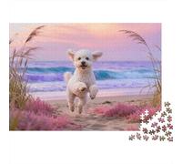 Puzzle Caniche 1000 Piezas - para Adultos Y Niños Puzzles, Divertido, Desafiante E Instructivo Decorativo, 52x38cm/1000pcs