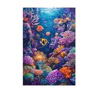Puzzle Carpa koi Puzzle 2000 Piezas Océano Imposible, DIY Obra de Arte de Juego de Rompecabezas para Adultos, Rompecabezas de Impresión de Alta Definición Multicolor, Decoracion Hogar 99x70cm D-969