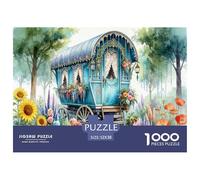 Puzzle Carro móvil De 1000 Piezas Interesante Rompecabezas para Adultos De 1000 Piezas Pintura Entretenimento 52x38cm/1000pcs