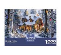 Puzzle Casa de la Magia de la Selva Nieve Mundo Secreto De 1000 Piezas Interesante Rompecabezas para Adultos De 1000 Piezas Juego Entretenimento 38x26cm/1000pcs