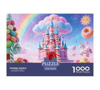 Puzzle Castillo Candy De 1000 Piezas Interesante Rompecabezas para Adultos De 1000 Piezas Juego Regalo 70x50cm/1000pcs