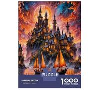 Puzzle Castillo Costero De 1000 Piezas Rompecabezas Hombres Y Mujeres De 1000 Piezas Decoracion Entretenimiento Creativo 38x26cm/1000pcs