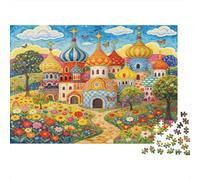 Puzzle Castillo Cuento de Hadas De 1000 Piezas Interesante Rompecabezas para Adultos De 1000 Piezas Juego Regalo 52x38cm/1000pcs