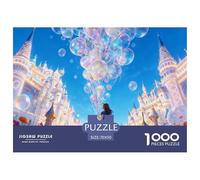 Puzzle Castillo de Cuentos de Hadas con Bolas Coloridas De 1000 Piezas Interesante Rompecabezas Hombres Y Mujeres De 1000 Piezas Obra De Arte Regalo 70x50cm/1000pcs