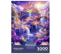 Puzzle Castillo Mágico Cuento de Hadas De 1000 Piezas Rompecabezas Adultos De 1000 Piezas Pintura Entretenimiento Creativo 70x50cm/1000pcs
