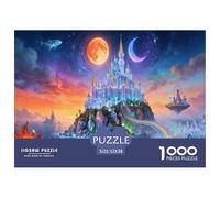 Puzzle Castillo Mágico De 1000 Piezas Interesante Rompecabezas Hombres Y Mujeres De 1000 Piezas Decoracion Regalo 52x38cm/1000pcs