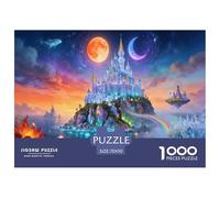 Puzzle Castillo Mágico De 1000 Piezas Interesante Rompecabezas para Adultos De 1000 Piezas Obra De Arte Entretenimento 70x50cm/1000pcs