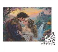 Puzzle Castillo Romántico Amor De 1000 Piezas Interesante Rompecabezas Hombres Y Mujeres De 1000 Piezas Decoracion Regalo 70x50cm/1000pcs