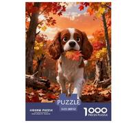 Puzzle Cavalier King Charles Spaniel 1000 Piezas - para Adultos Puzzles De Bosque, Desafío Divertido Y Familiar, Decorativo, Regalo Ideal 52x38cm/1000pcs