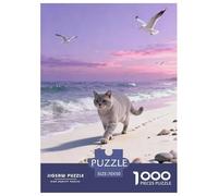 Puzzle Chartreux 1000 Piezas - para Adultos Puzzles De Playa Costera, Juego Familiar, Decorativo, Regalo para Hombre 70x50cm/1000pcs