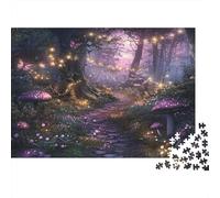 Puzzle Chemin Magique en forêt Pour Adultes,70x50cm/1000pcs,jeu Éducatif,décoration De La Maison,Style de Conte de fées fantastique