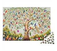 Puzzle Cien pájaros Frente al árbol De 1000 Piezas Animales Rompecabezas Hombres Y Mujeres De 1000 Piezas Obra De Arte Entretenimento 70x50cm/1000pcs