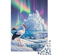 Puzzle Cigüeña 1000 Piezas para Adultos Y Niños Juego EduGatoivo De Madera Rompecabezas Cigüeña Ártico Decorativo Regalo Original 1000pcs (75x50cm)
