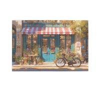 Puzzle Ciudad 3000 Piezas Vista de Calle Puzzle Grande Adultos de Madera con Cajas y Cartel, Juegos Divertido/Difícil/Colorido/Desafiante/Intelectual, Hogar Decoración, Regalos Mujer 1T-1275