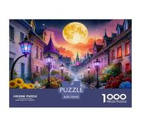 Puzzle Ciudad de Cuentos de Hadas De 1000 Piezas Interesante Rompecabezas Adultos De 1000 Piezas Obra De Arte Entretenimento 70x50cm/1000pcs