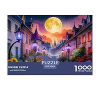 Puzzle Ciudad de Cuentos de Hadas De 1000 Piezas Interesante Rompecabezas para Adultos De 1000 Piezas Juego Regalo 38x26cm/1000pcs