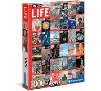 Clementoni – Puzle Life Magazine Portada – 1000 piezas vintage para pared, multicolor, para adultos