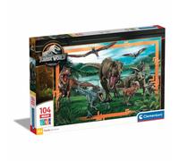 Puzzle Clementoni Supercolor 23770 Dinosaurios 104 piezas