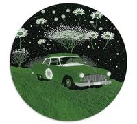 Puzzle Coche 1000 Piezas para Adultos Juego Relajante de cartón Rompecabezas Coche Tierra Verde Crisantemo Decorativo Regalo para Hombre 1000pcs (67.5x67.5cm)