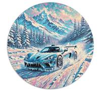 Puzzle Coche 1000 Piezas para Adultos Y Niños Juego Difícil De Cochetón Rompecabezas Coche Deportes Nieve Decorativo Regalo para Hombre 1000pcs (67.5x67.5cm)