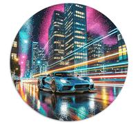 Puzzle Coche 1000 Piezas para Adultos Y Niños Juego Difícil De Cochetón Rompecabezas Coche Deportes Calle Decorativo Regalo para Hombre 1000pcs (67.5x67.5cm)