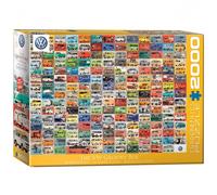 Puzzle - Collage De VW Bulli - 2000 Piezas