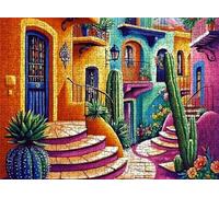 Puzzle Color Planta Diseño de Patrones | con Exquisita Caja de Embalaje | Puzzle 3000 Piezas | Piezas Encajan Perfectamente | Letras la Parte Posterior | Rompecabezas Adultos Toda Familia s7h-414