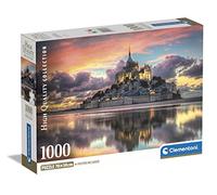 Puzzle Compact Clementoni Le magnifique Mont Saint Michel 1000 pièces