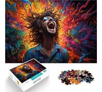 Puzzle con 1000 piezas para adultos, 50 x 70 cm, desafío de la inteligencia del cerebro, juguete adictivo, adecuado para jóvenes a partir de 14 años