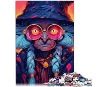 Puzzle con 1000 piezas para adultos, rompecabezas de brujas, obra de arte, 50 x 70 cm, juego familiar para aliviar el estrés, difícil desafío para adolescentes a partir de 14 años