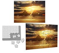 Puzzle con 30 Piezas PIRAMIDES Egipto Giza Atardecer Rompecabezas Educativo puzle