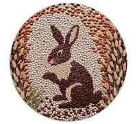 Puzzle Conejo 1000 Piezas para Adultos Juego Relajante de cartón Puzzles Conejo Compuesto por Granos Decorativo Regalo Ideal 1000pcs (67.5x67.5cm)