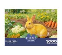 Puzzle Conejo 1000 Piezas - para Adultos Rompecabezas De Huerto, Desafío Divertido Y Familiar, Arte Decorativo, Regalo Original 38x26cm/1000pcs