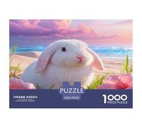 Puzzle Conejo Belier 1000 Piezas - para Adultos Puzzle De Dunas, Juego Divertido E Instructivo Decorativo, 70x50cm/1000pcs