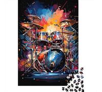 Puzzle Conjunto de Tambor Arte De 1000 Piezas Interesante Rompecabezas para Adultos De 1000 Piezas Pintura Hobby 52x38cm/1000pcs