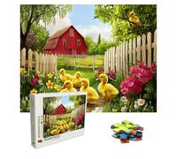 Puzzle cortijo Puzzle 1500 Piezas, Rompecabezas Adultos, Pato Puzzles de Madera, Gigante Imposible Jigsaw para Toda La Familia 87xx57 cm, Creativa Adultos Puzzles Estilo Clásico, Multicolor 8p-676
