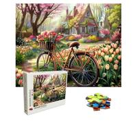 Puzzle cortijo Puzzle 3000 Piezas, Rompecabezas Adultos, bicicleta Puzzles de Madera, Gigante Imposible Jigsaw para Toda La Familia 122x81 cm, Actividad Creativa Adultos, Puzzles Estilo Clásico 8p-686