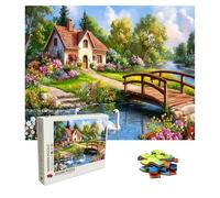 Puzzle cortijo Puzzle 3000 Piezas, Rompecabezas Adultos, Paisaje Puzzles de Madera, Gigante Imposible Jigsaw para Toda La Familia 122x81 cm, Actividad Creativa Adultos, Puzzles Estilo Clásico 8p-351