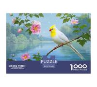 Puzzle Cotorra Nana 1000 Piezas para Adultos, Puzzle Spring Paisaje lacustre Adultos, Juego Didáctico Decoración para El Hogar 70x50cm/1000pcs