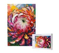Puzzle Crisantemo 3000 Piezas Vistoso Grande Rompecabezas Adultos de Madera,Puzzles Juegos Divertidos/Relajantes/Desafiantes para Adultos y Principiantes,como Regalo para Amigos y Familia 2T-1679