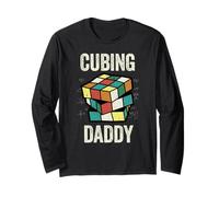 Puzzle Cube Dad Speed Cubing Manga Larga