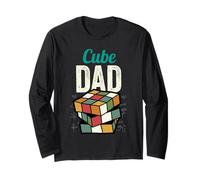 Puzzle Cube Dad Speed Cubing Manga Larga