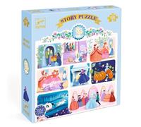 Puzzle Cuento La Cenicienta de Djeco - 54 piezas con escena narrativa