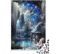 Puzzle Cueva de Hielo mágica De 1000 Piezas Interesante Rompecabezas Hombres Y Mujeres De 1000 Piezas Juego Hobby 52x38cm/1000pcs