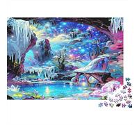 Puzzle Cueva de Hielo soñadora De 1000 Piezas Interesante Rompecabezas Hombres Y Mujeres De 1000 Piezas Juego Hobby 70x50cm/1000pcs