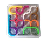 Puzzle Curved Brain: Juguete de Aprendizaje sensorial con Bloques de Forma Ondulada, Juego de Pensamiento Creativo | Preescolar del Desarrollo, Juguete cognitivo para niños pequeños,