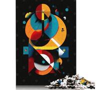 Puzzle da 1000 pezzi con orbita Geometrica - Puzzle Moderno astratto in movimento per adulti, Regali di Natale, giochi educativi per la casa, giocattoli FAI da te, 38x26 cm/1000 pezzi
